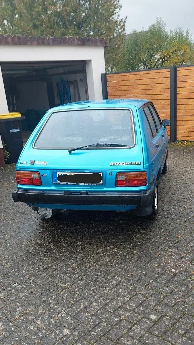 Gebraucht Toyota Starlet 53 PS (38 kW) 1981 Blau Kleinwagen