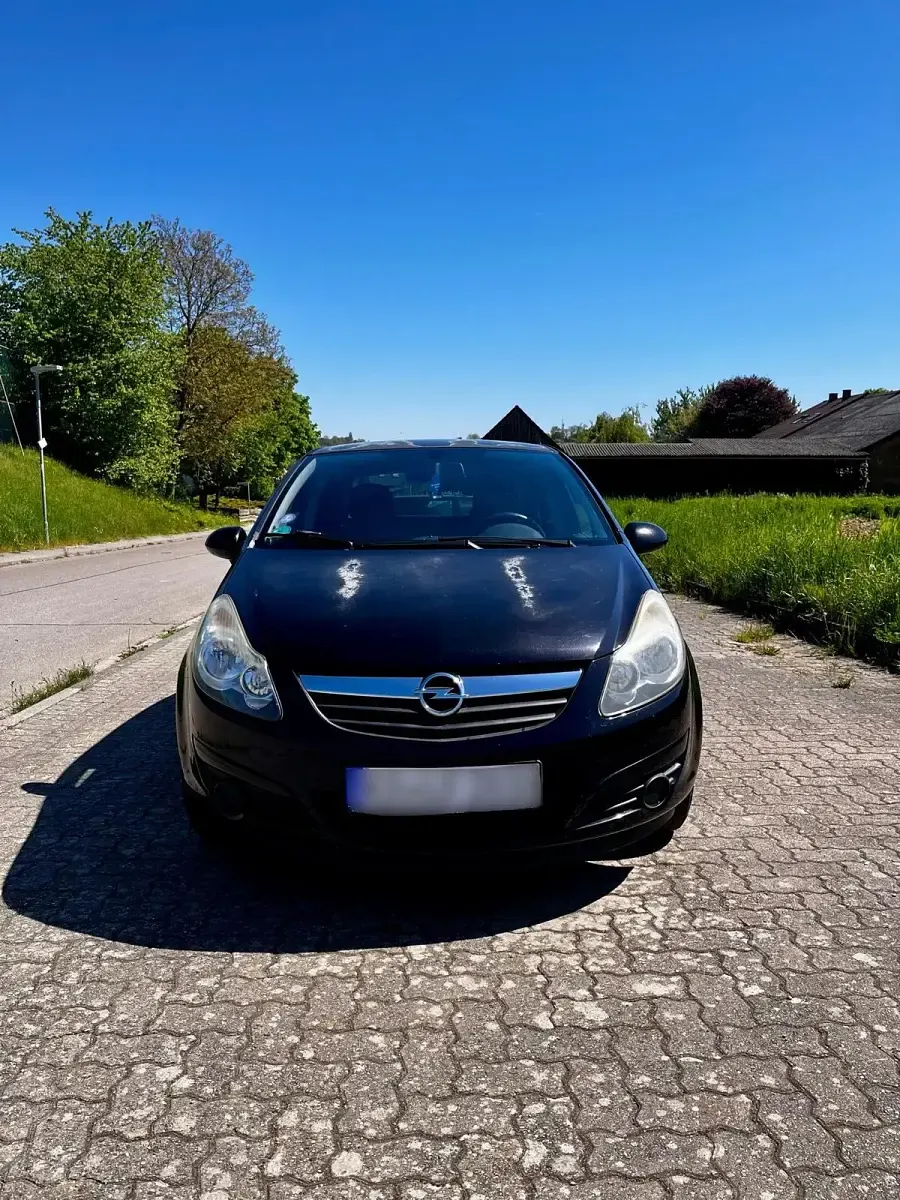 Gebraucht Opel Corsa Edition 86 PS (63 kW) 2010 Schwarz Kleinwagen