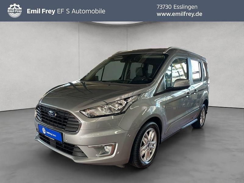Grau Gebraucht 2021 Ford Tourneo Titanium Van / Kleinbus | 19.890 € (Superpreis) - Bild 1/4