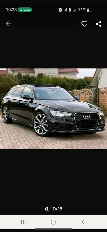 Schwarz Gebraucht 2012 Audi A6 S-Line Kombi | 13.399 € (Etwas zu teuer) - Bild 1/4