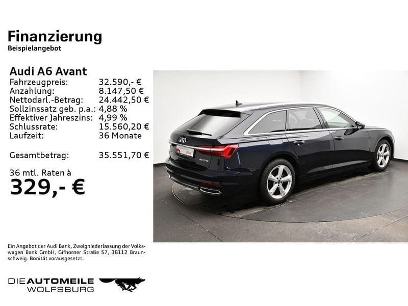 Gebraucht Audi A6 Ambiente 265 PS (194 kW) 2021 Firmamentblau metallic Kombi