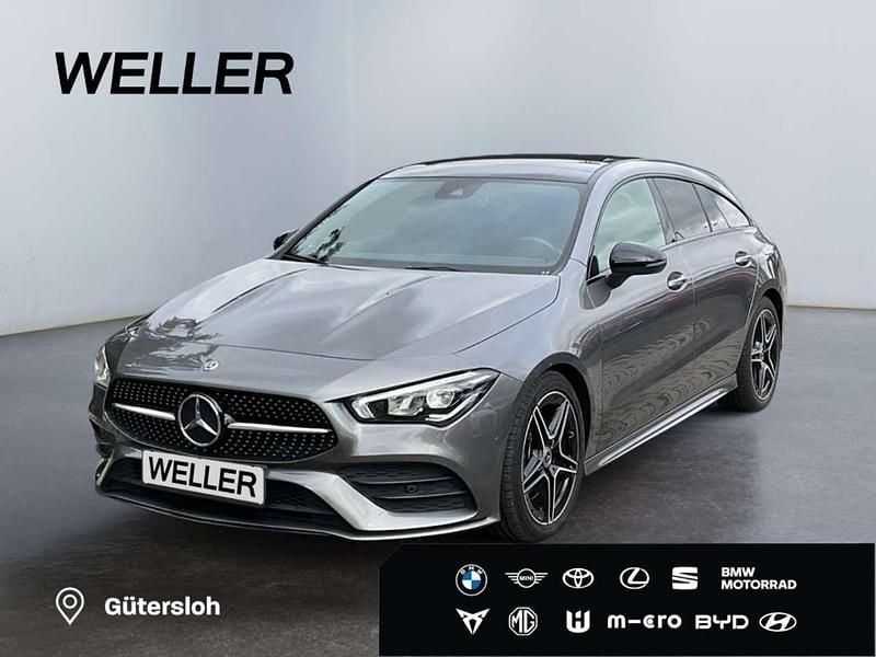Mountaingrau Gebraucht 2020 Mercedes CLA220 AMG line Limousine | 30.980 € (Fairer Preis) - Bild 1/3