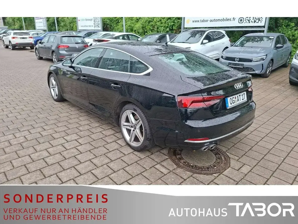 Gebraucht Audi A5 Sportback S-Line 190 PS (139 kW) 2019 Brillantschwarz Kleinwagen