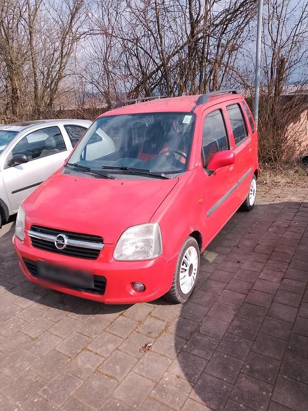 Gebraucht Opel Agila 60 PS (44 kW) 2005 Rot Van / Kleinbus