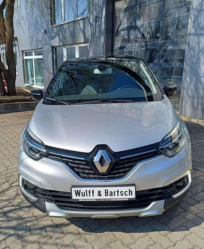 Grau d69 + schwarz gne Gebraucht 2018 Renault Captur Expression SUV | 12.985 € (Etwas zu teuer) - Bild 1/4