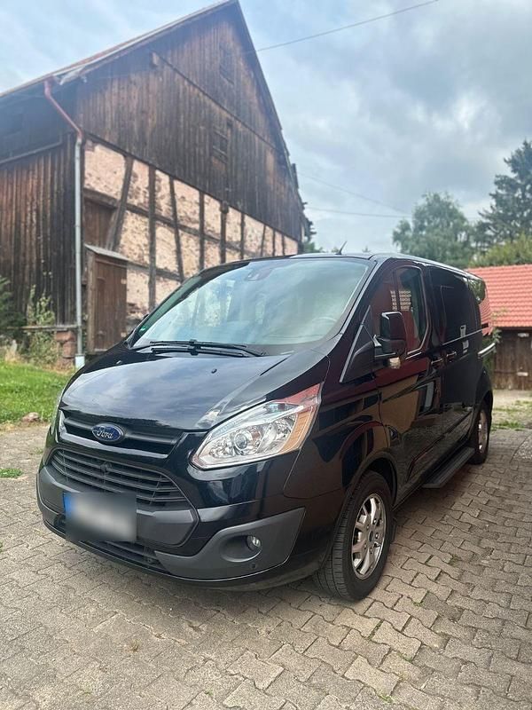 Schwarz Gebraucht 2014 Ford Tourneo Custom Titanium Van / Kleinbus | 14.400 € (Superpreis) - Bild 1/4