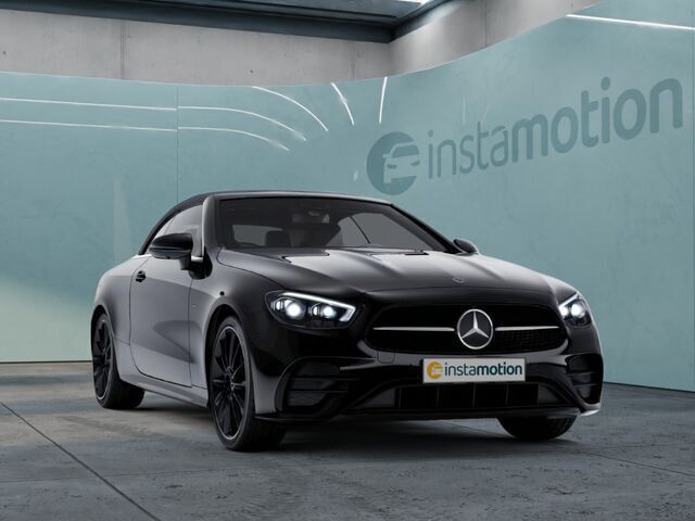 Schwarz Gebraucht 2023 Mercedes E450 AMG line Cabrio | 77.000 € - Bild 1/2