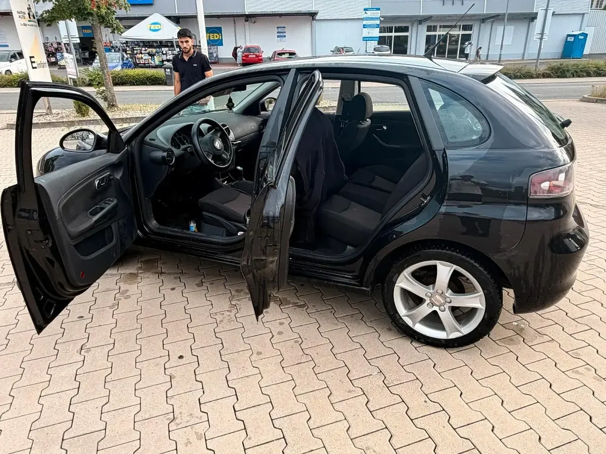 Gebraucht Seat Ibiza 2007 Schwarz Kleinwagen