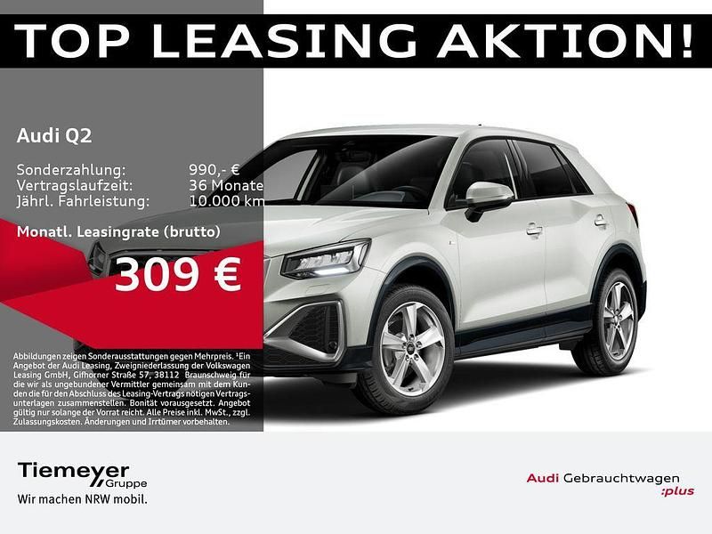 Gebraucht Audi Q2 S-Line 150 PS (110 kW) 2024 Silber SUV