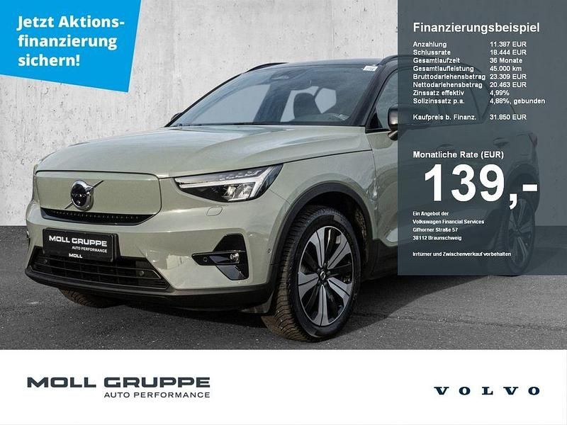 Sage green / metallic Gebraucht 2022 Volvo XC40 Ultimate SUV | 31.850 € (Fairer Preis) - Bild 1/4