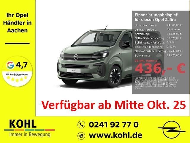 Grau Neu 2025 Opel Zafira Life Van | 44.500 € (Fairer Preis) - Bild 1/4