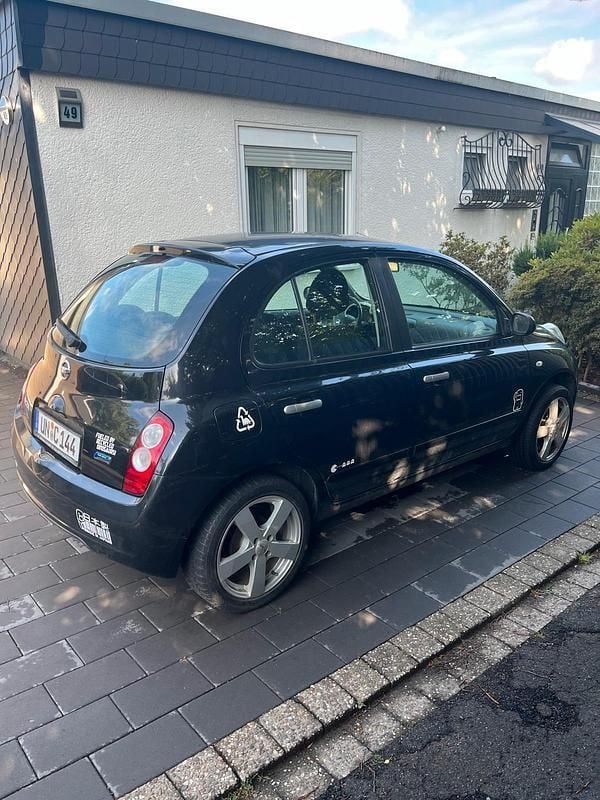 Schwarz Gebraucht 2009 Nissan Micra Pure Kleinwagen | 1.750 € (Etwas zu teuer) - Bild 1/4