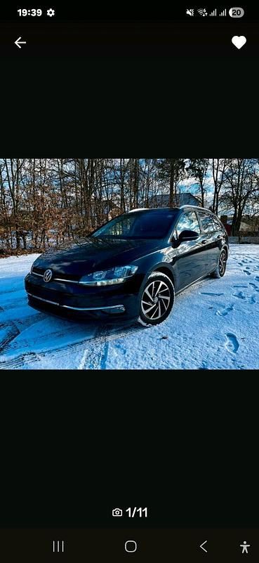 Gebraucht VW Golf VII 116 PS (85 kW) 2017 Schwarz Kombi
