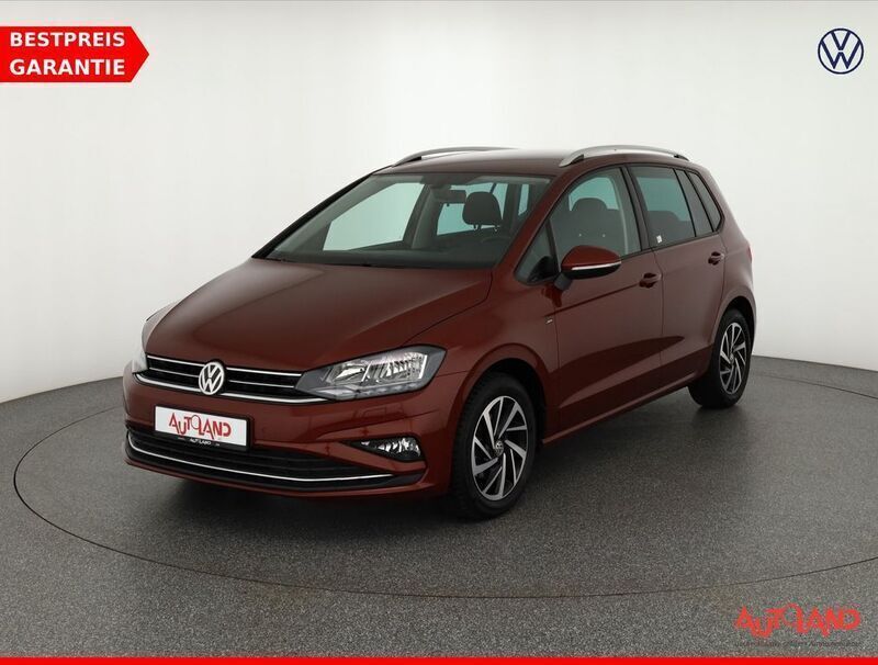 Rot Gebraucht 2018 VW Golf Sportsvan Van / Kleinbus | 16.990 € (Fairer Preis) - Bild 1/4