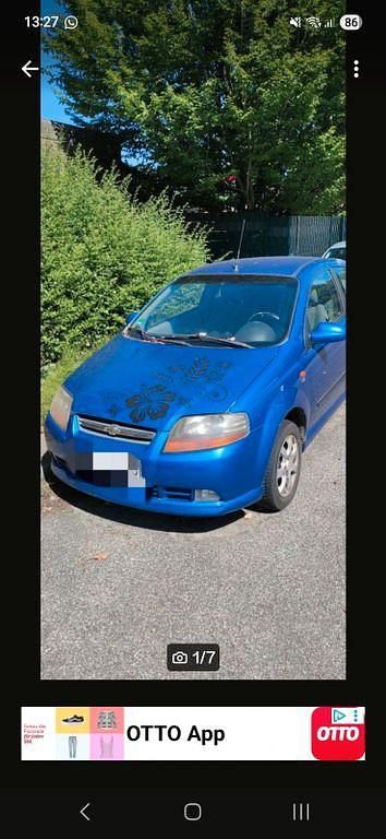 Blau Gebraucht 2005 Chevrolet Kalos SX Kleinwagen | 800 € (Fairer Preis) - Bild 1/1