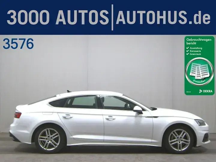 Gletscherweiß metallic Gebraucht 2022 Audi A5 S-Line Coupé | 46.985 € (Teuer) - Bild 1/4
