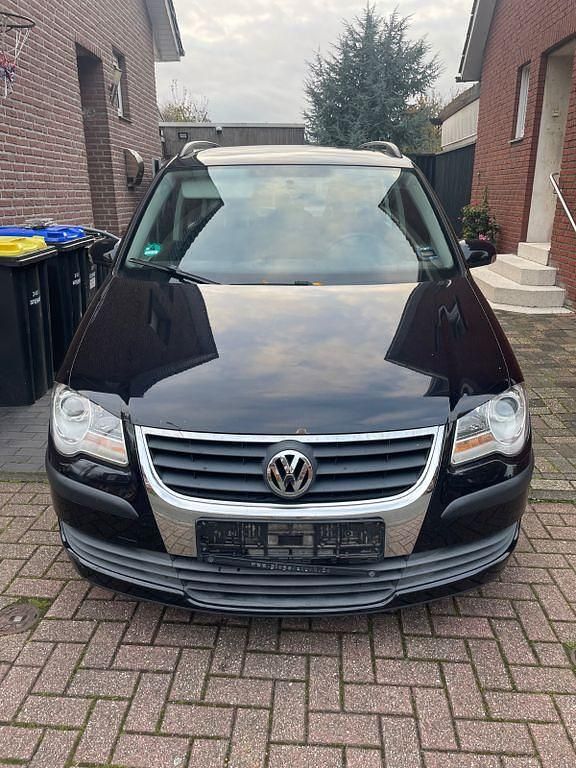 Gebraucht VW Touran Conceptline 105 PS (77 kW) 2007 Schwarz Van / Kleinbus