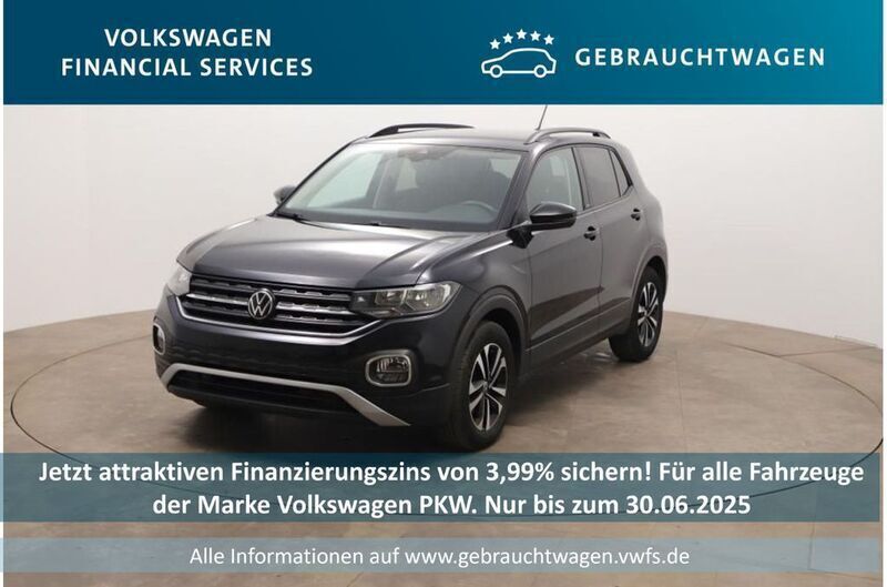 Schwarz Gebraucht 2021 VW T-Cross United SUV | 17.490 € (Fairer Preis) - Bild 1/4