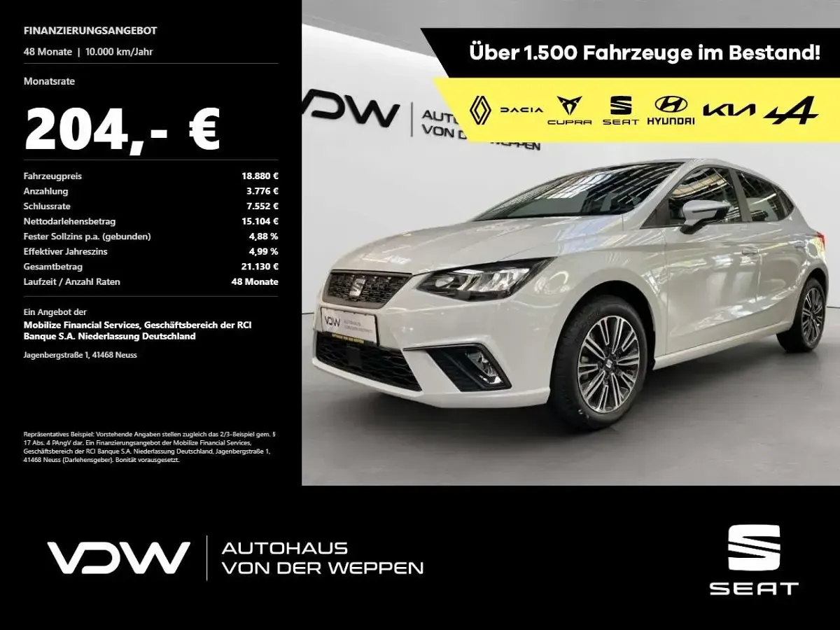 Gebraucht Seat Ibiza Style 116 PS (85 kW) 2024 Kleinwagen