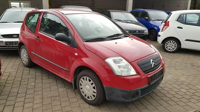Rot Gebraucht 2004 Citroën C2 Kleinwagen | 500 € (Superpreis) - Bild 1/4