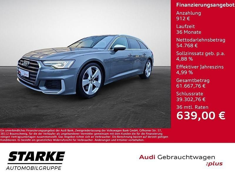 Chronosgrau metallic Gebraucht 2023 Audi S6 Ambiente Kombi | 55.680 € (Superpreis) - Bild 1/4