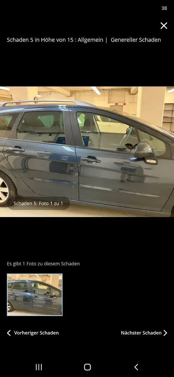 Gebraucht Peugeot 308 SW Active 120 PS (88 kW) 2011 Blau Kombi