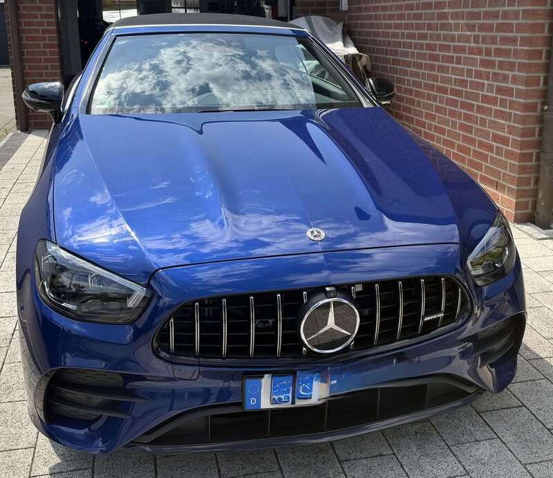Blau Gebraucht 2021 Mercedes E53 AMG AMG line Cabrio | 59.999 € - Bild 1/4