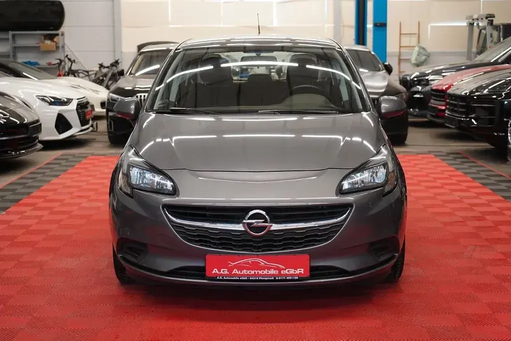 Gebraucht Opel Corsa 90 PS (66 kW) 2015 Karbon silber/shiny grey (m2) Kleinwagen