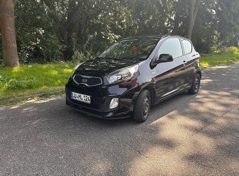 Schwarz Gebraucht 2012 Kia Picanto Attract Kleinwagen | 2.390 € (Fairer Preis) - Bild 1/4