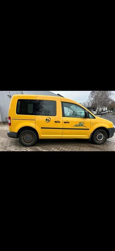 Second-hand VW Caddy 70 CP (51 kW) 2007 Galben Monovolum