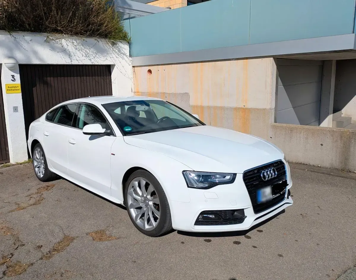 Gebraucht Audi A5 Sportback S-Line 190 PS (139 kW) 2016 Weiß Kleinwagen