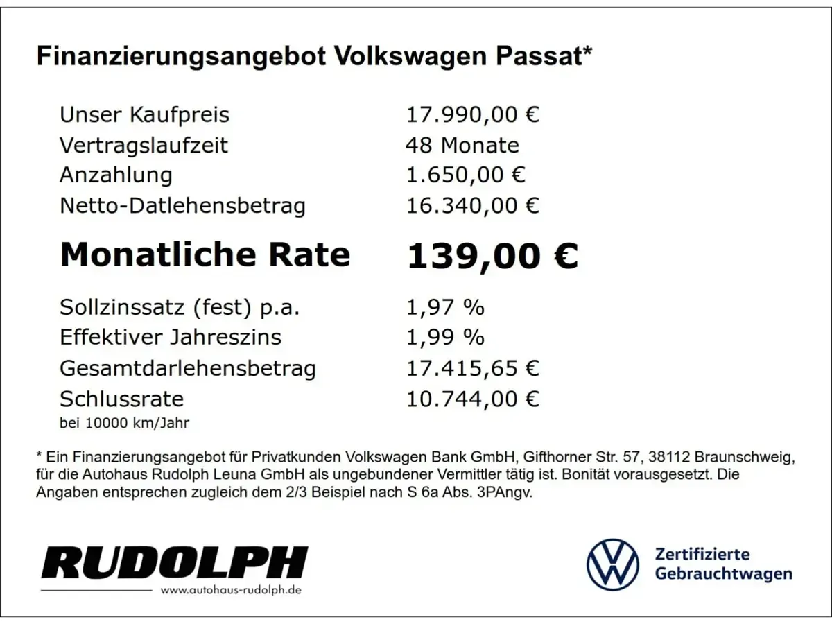 Gebraucht VW Passat Basis 150 PS (110 kW) 2023 Grau Kombi