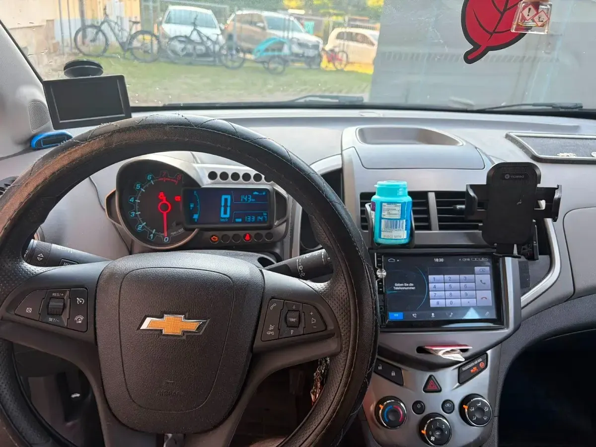 Gebraucht Chevrolet Aveo LT 86 PS (63 kW) 2012 Schwarz Kleinwagen