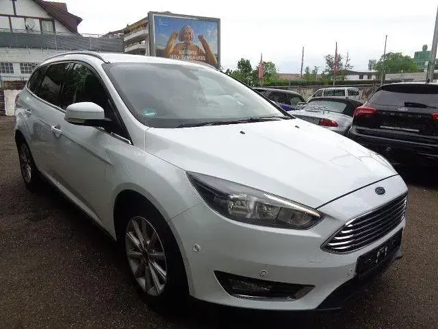 Brugt Ford Focus Titanium 120 HK (88 kW) 2017 Hvid Stationcar