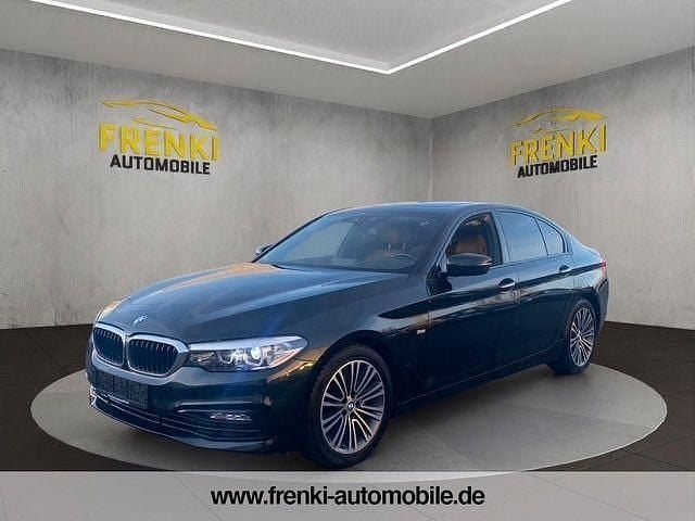 Schwarz Gebraucht 2017 BMW 520 Sport Line Limousine | 21.999 € (Fairer Preis) - Bild 1/4