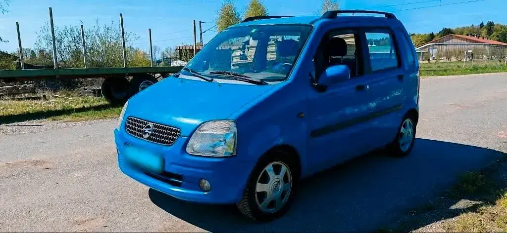 Gebraucht Opel Agila 75 PS (55 kW) 2001 Blau Van / Kleinbus