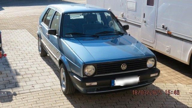 Blau Gebraucht 1989 VW Golf II Limousine | 12.000 € - Bild 1/4
