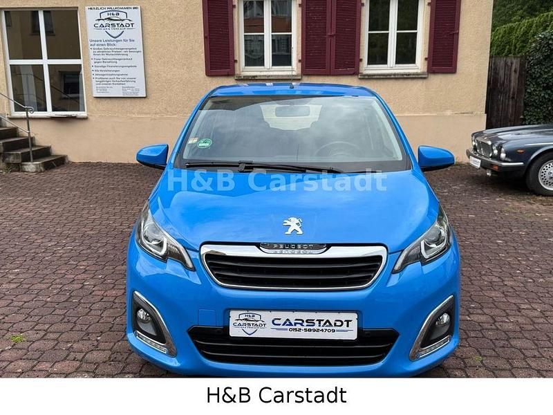 Blau Gebraucht 2015 Peugeot 108 Allure Kleinwagen | 8.990 € (Guter Preis) - Bild 1/4