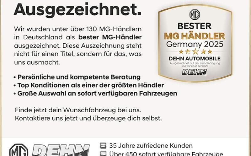 Neu MG HS Luxury 272 PS (200 kW) 2025 Rot SUV