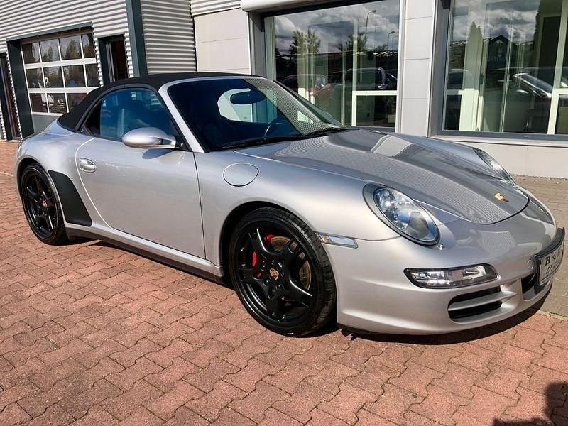 Silber Gebraucht 2006 Porsche 911 Carrera 4S Cabriolet Cabrio | 46.999 € (Superpreis) - Bild 1/4