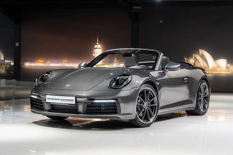 Grau Gebraucht 2022 Porsche 911 Carrera Cabriolet Cabrio | 127.980 € (Fairer Preis) - Bild 1/4