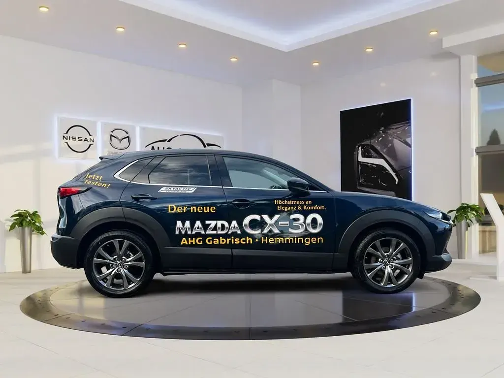 Gebraucht Mazda CX-30 Exclusive-Line 186 PS (136 kW) 2023 Deep crystal blue SUV