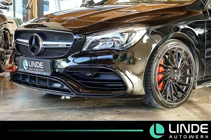 Gebraucht Mercedes CLA45 AMG AMG 381 PS (280 kW) 2018 Nachtschwarz  unilack Kombi