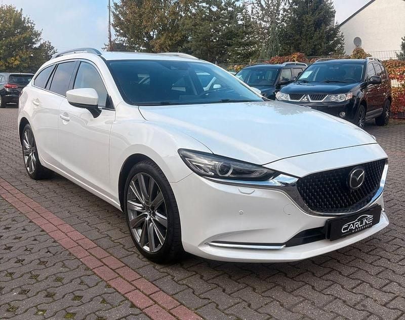 Weiß Gebraucht 2019 Mazda 6 Sports-Line Kombi | 20.499 € (Guter Preis) - Bild 1/4