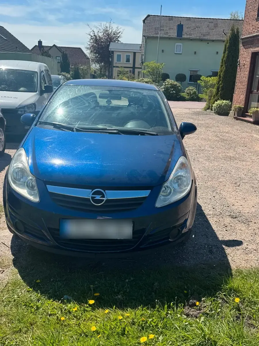 Gebraucht Opel Corsa 60 PS (44 kW) 2008 Blau Kleinwagen