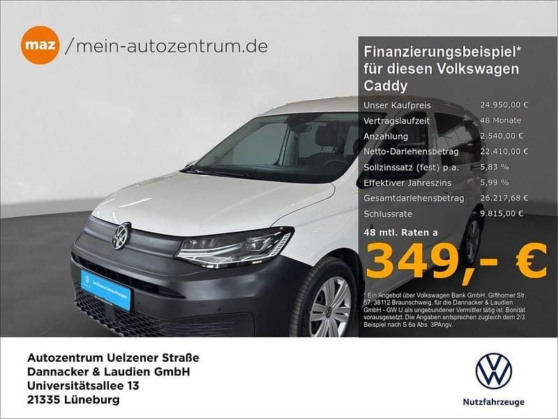 Gebraucht VW Caddy Basis 122 PS (89 kW) 2022 Candyweiß Van / Kleinbus