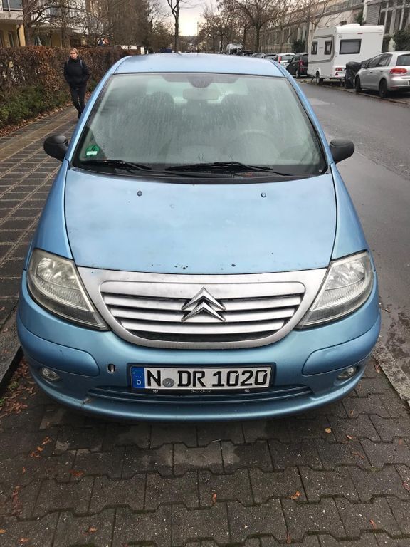 Blau Gebraucht 2003 Citroën C3 Exclusive Kleinwagen | 1.390 € (Fairer Preis) - Bild 1/4