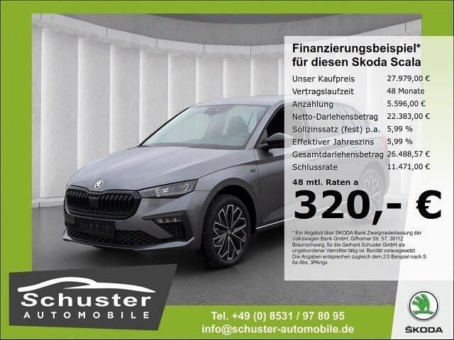 Grau metallic Neu 2025 Skoda Scala Tour Kleinwagen | 27.979 € (Teuer) - Bild 1/4