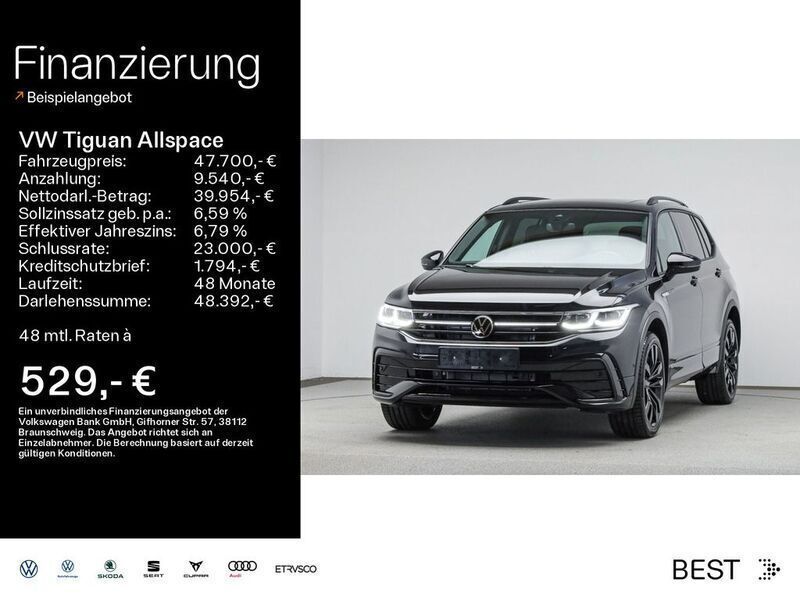 Schwarz Neu 2025 VW Tiguan Allspace R-line SUV | 47.700 € (Superpreis) - Bild 1/4