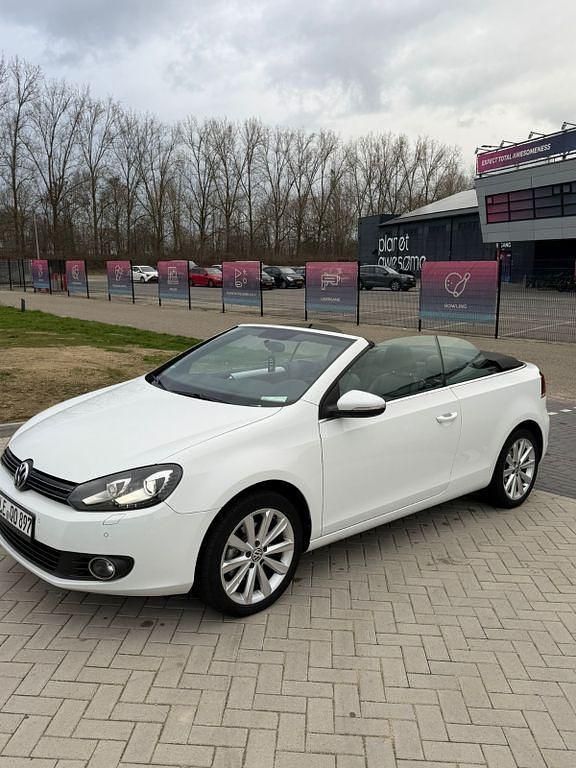 Gebraucht VW Golf Cabriolet 105 PS (77 kW) 2012 Weiß Cabrio